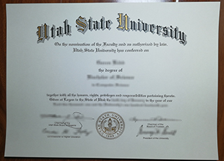 Utah State University diploma