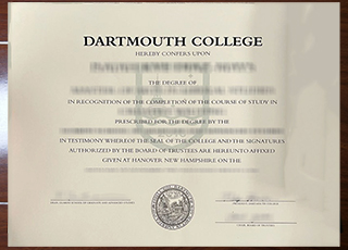 Dartmouth College diploma