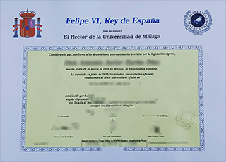 University of Malaga diploma