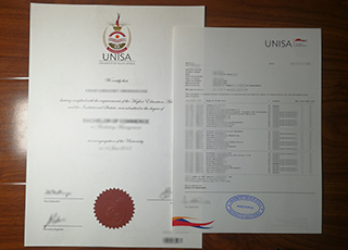 University of South Africa diploma and transcript