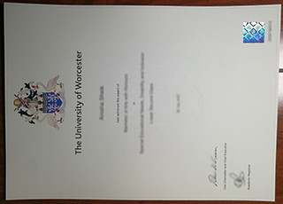 University of Worcester diploma