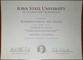 Iowa State University diploma