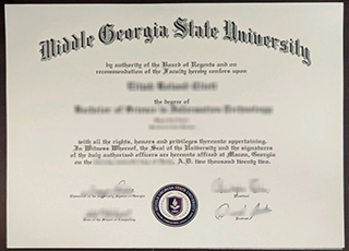 Middle Georgia State University diploma