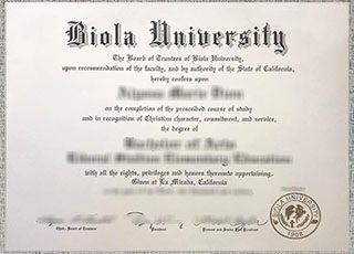 Biola University degree