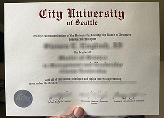 City University of Seattle degree