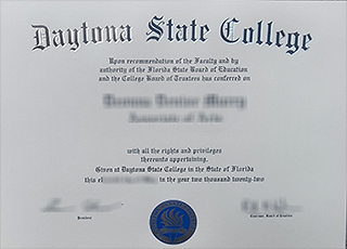 Daytona State College diploma