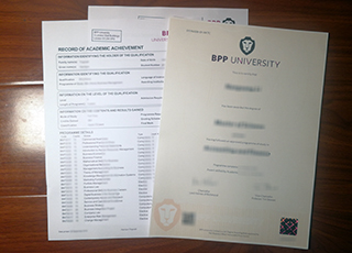 BPP University degree and transcript