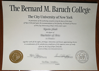 Baruch College degree