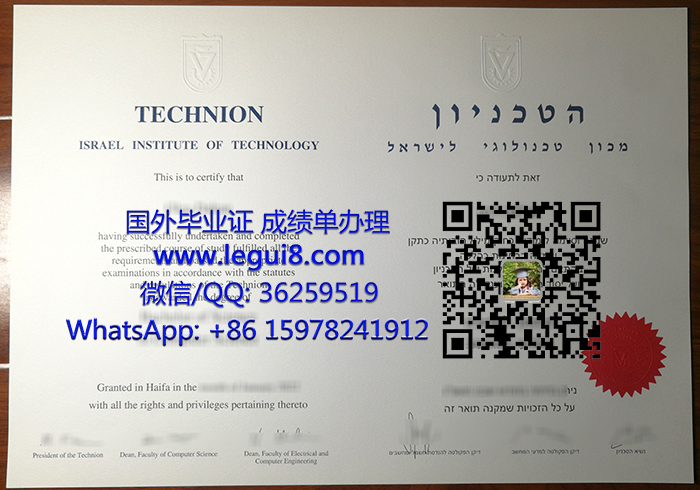 Technion - Israel Institute of Technology degree