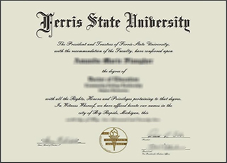 Ferris State University diploma