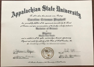 Appalachian State University degree