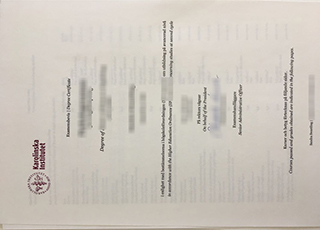 Karolinska Institutet diploma