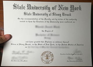 Stony Brook University SUNY diploma