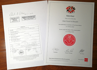 ACCA certificate with an apostille