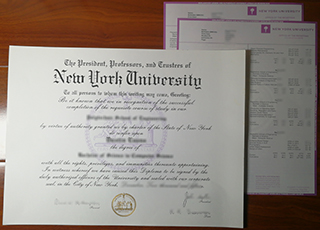 New York University Degree And Transcript 