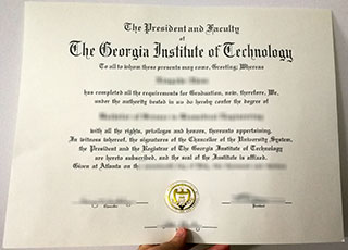 Georgia Institute of Technology diploma