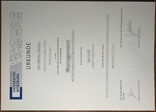 Universität Würzburg diploma