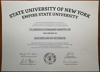 Empire State University diploma