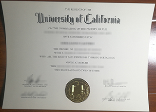 University of California Merced diploma