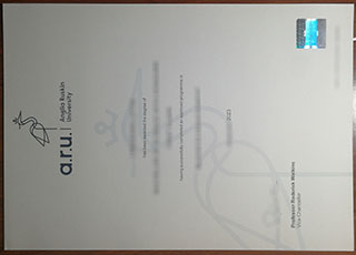 Anglia Ruskin University diploma