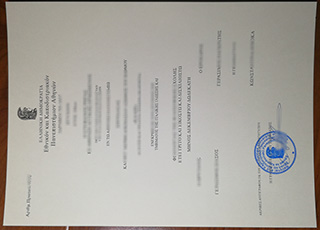 National and Kapodistrian University of Athens diploma