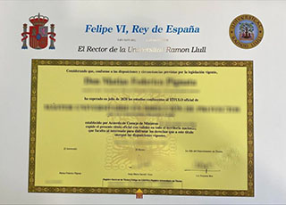 Universitat Ramon Llull diploma