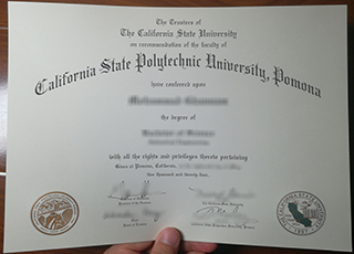 California State Polytechnic University Pomona diploma