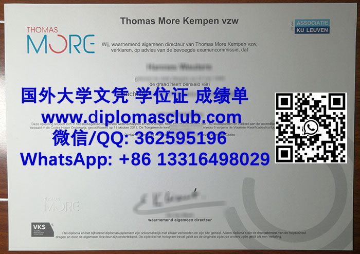 Thomas More Hogeschool degree