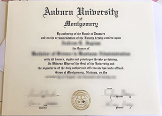 Auburn University at Montgomery diploma