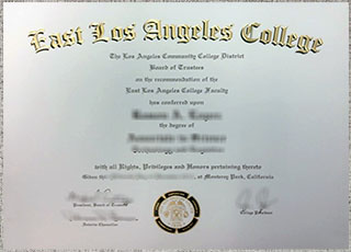 East Los Angeles College degree