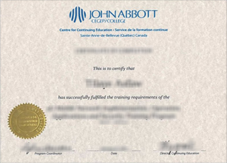 John Abbott College degree