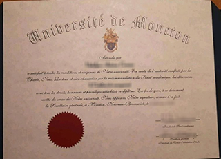 Université de Moncton degree