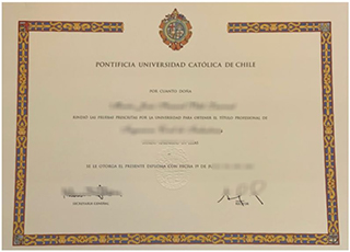 Pontifical Catholic University of Chile diploma