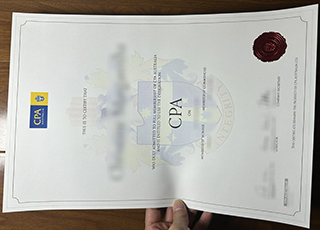 CPA Australia certificate