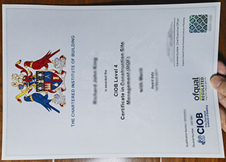 Chartered Institute of Building Level 4 certificate