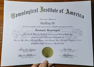 GIA Graduate Gemologist certificate