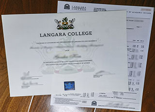 Langara College diploma and transcript