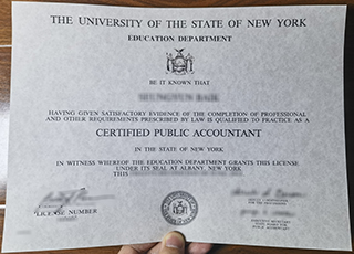 New York CPA certificate