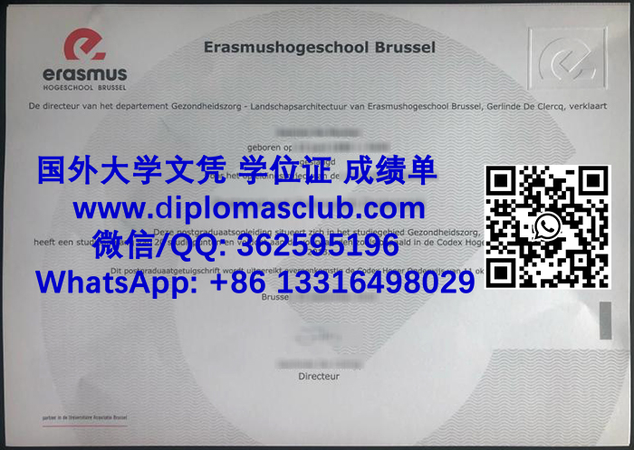 Erasmushogeschool Brussel diploma