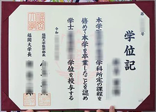 Fukuoka University diploma