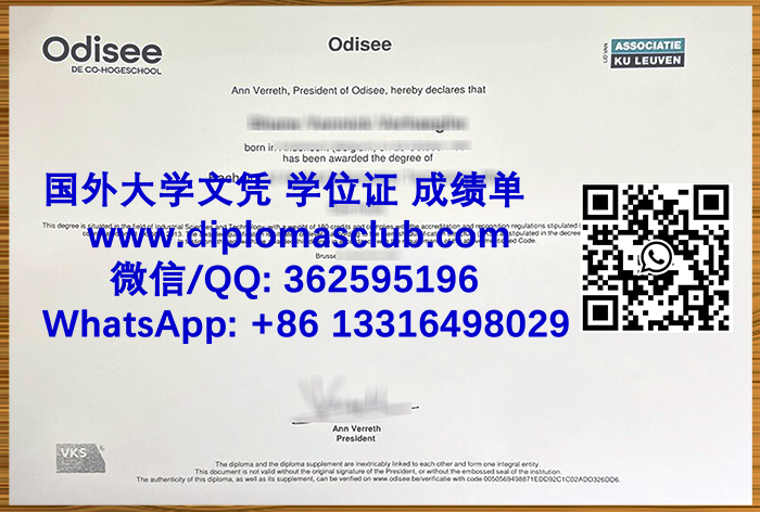 Odisee hogeschool diploma