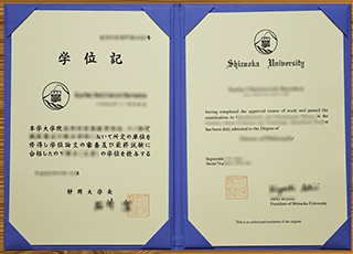 University of Shizuoka diploma