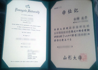 Yamagata University diploma